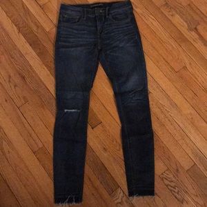 Women’s Express Mid Rise Jean Legging - Dark/6